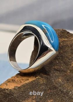 Australian Made Turquoise 925 STERLING SILVER HANDMADE RING