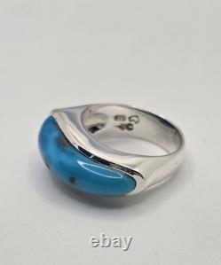 Australian Made Turquoise 925 STERLING SILVER HANDMADE RING