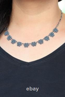 Authentic Handmade Filigree Necklace Jewelry Made of Sterling Silver