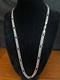 Authentic, Italian Made, Sterling, Flat Figaro Chain 22 23 grams