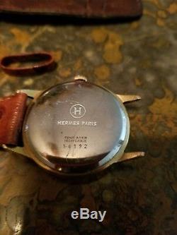 Authentic (rare) Hermes Paris Swiss made watch model Inconnue Limited edition