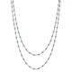 BERRICLE Sterling Silver by Yard Wedding Necklace Made with Swarovski Zirconia