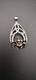BORU Trinity Teardrop Claddagh Pendant Sterling Silver 925 made In Ireland