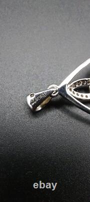 BORU Trinity Teardrop Claddagh Pendant Sterling Silver 925 made In Ireland