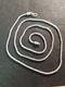 Bali sterling silver necklace custom length 34 2.5mm 38.5 gr. Hand made