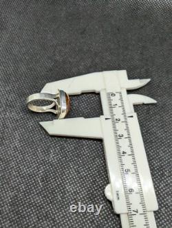 Baltic Cognac Amber Artisan Hand Made Sterling Silver Ring Sz6.5. A5c