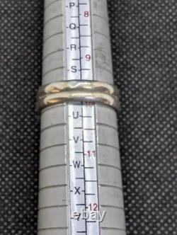Beautiful Faceted Carnelian Artisan Hand Made Sterling Silver Ring Sz10. A27c