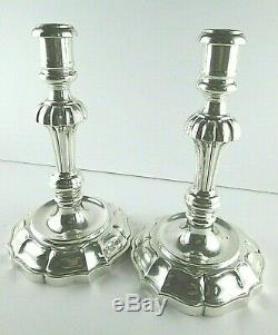 Beautiful Ornate Sterling Silver Candlesticks, made for Tiffany & Co