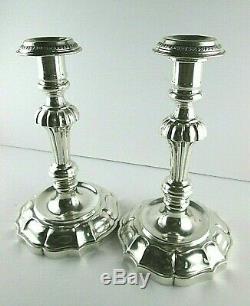 Beautiful Ornate Sterling Silver Candlesticks, made for Tiffany & Co