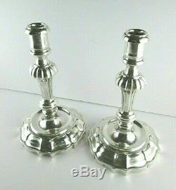 Beautiful Ornate Sterling Silver Candlesticks, made for Tiffany & Co