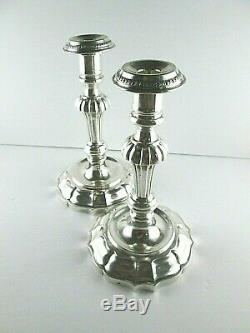 Beautiful Ornate Sterling Silver Candlesticks, made for Tiffany & Co