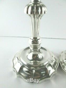 Beautiful Ornate Sterling Silver Candlesticks, made for Tiffany & Co