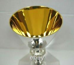 Beautiful Sterling Silver Chalice & Sterling Silver Paten, Made by Piana (CU930)