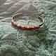Beautiful Vintage hand Made NavajoSterling Silver Cuff Bracelet With Stones