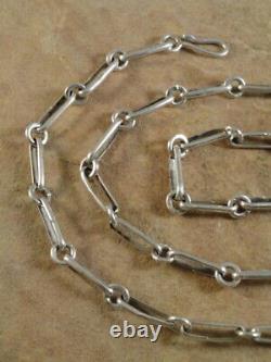 Ben Begaye Navajo Heavy 24 1/2 Inch Sterling Silver Hand Made Chain