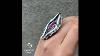 Big Ring In Sterling Silver With Natural Purple Jasper Made Ion Armenia By Shahinian Jewelry