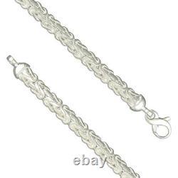Bracelet 23cm/9in fancy hand-made Sterling Silver