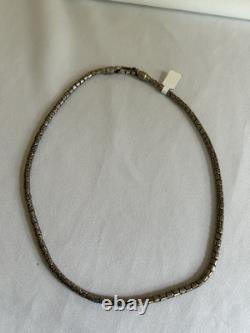 Brand New Vintage 925 Sterling Silver Oxidize Chain 20'' Made in Thailand