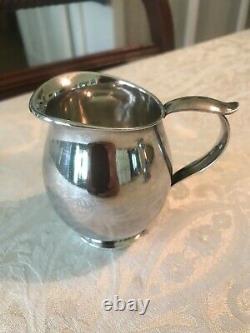 Bratland Sterling Silver Sugar and Creamer, Made in Denmark, Circa 1946