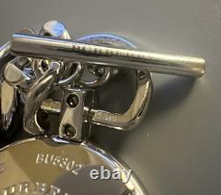Burberry Waterloo Swiss Sterling Silver Chain Link Toggle Clasp Bracelet Watch