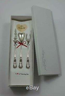 Buttercup by Gorham Sterling Silver I Love You Serving Set 3pc Custom Made
