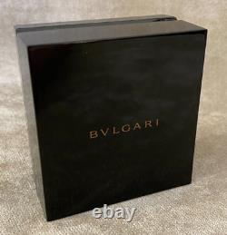 Bvlgari Sterling Silver Cufflinks with Original Box Made in London RARE