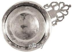 C 1770 PAUL REVERE JR Silversmith Made Silver Porringer Hallmarked REVERE Boston