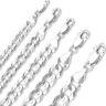 CURB LINK HEAVY SOLID. 925 STERLING SILVER CHAIN Made in Italy FREE SHIPPING