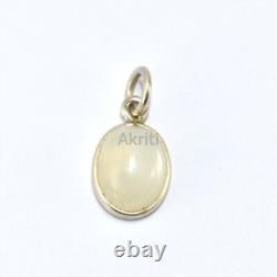 Calming Moonstone 925 Sterling Silver Pendant Traditional Skill Made By Hand
