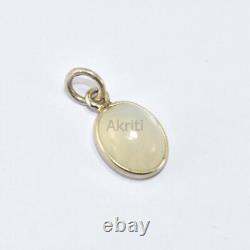 Calming Moonstone 925 Sterling Silver Pendant Traditional Skill Made By Hand