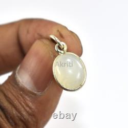 Calming Moonstone 925 Sterling Silver Pendant Traditional Skill Made By Hand