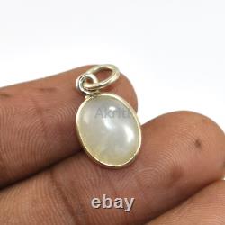 Calming Moonstone 925 Sterling Silver Pendant Traditional Skill Made By Hand