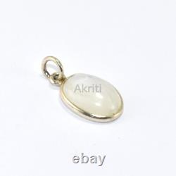 Calming Moonstone 925 Sterling Silver Pendant Traditional Skill Made By Hand