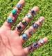 Calsilica & Mix Gemstone 925 Sterling Silver Plated Rings Fashion Lot Jewellery