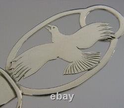 Cased Hand Made Eagle Solid Sterling Silver Bird Letter Opener 1989