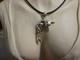 Cat and Mouse pendant made sterling silver 925-artisan product