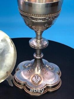 Catholic Traditional All Sterling Silver Chalice FRENCH Made