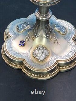 Catholic Traditional All Sterling Silver Chalice FRENCH Made