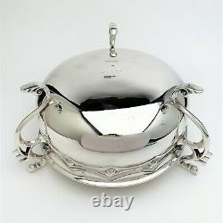 Celtic Revival Sterling Silver Footed Bowl Made in London- Tudric/Scandinavian