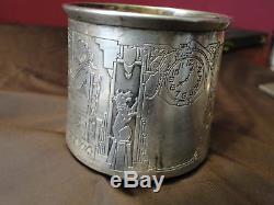 Child Mug Nursery Rhyme Theme-sterling Silver Made By Gorham Marked