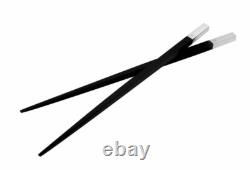 Chopsticks Sushi Chopsticks Made Of Ebony And 925er Sterling Silver Engraved