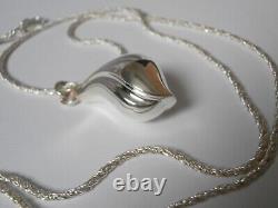 Christian Dior Signed Necklace Sterling Silver. 925 Made in Germany