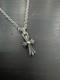 Chrome Hearts Baby Fat Cross Pendant 925 Sterling Silver Made in USA 2004