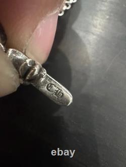 Chrome Hearts Baby Fat Cross Pendant 925 Sterling Silver Made in USA 2004 Chrome Hearts Baby Fat Cross Pendant 925 Sterling Silver Made in USA 2004