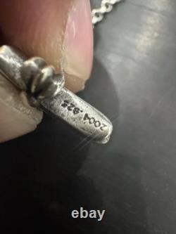 Chrome Hearts Baby Fat Cross Pendant 925 Sterling Silver Made in USA 2004