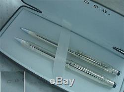Cross Made in USA Century II Solid Sterling Silver Pen and 0.5mm Pencil Set