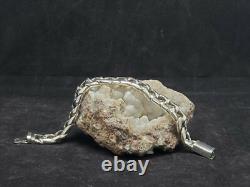 Cuban link, 925 STERLING SILVER, hand made, over 80 gr, box lock, biker bracelet #2