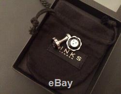 Cufflinks Links of London made for McLaren Brushed Steel & ONYX Rare