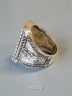 Custom Hand Made Sterling Silver 925 Saint St. Jude Judas Thaddaeus Ring Mexican