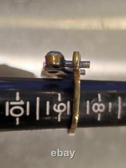 Custom Made Emerald Oxidized Sterling Silver 8.5 11.5 Grams